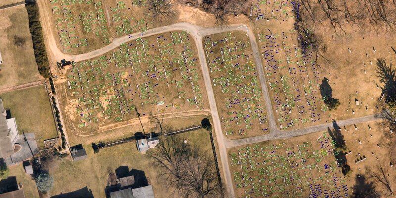 locating unmarked burial sites at The Lebanon Cemetery