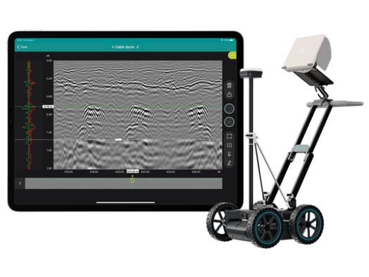 GS8000 La technologie et le flux de travail en temps réel les plus efficaces pour scanner et numériser le sous-sol.